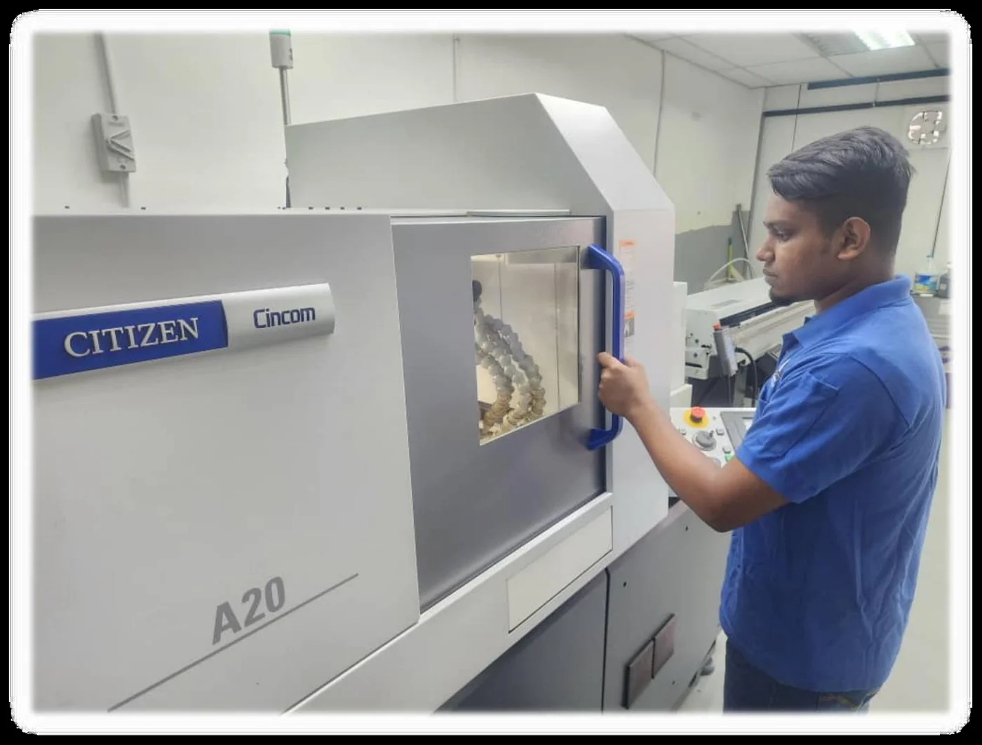 TPTW Engineering factory floor — CNC machining department